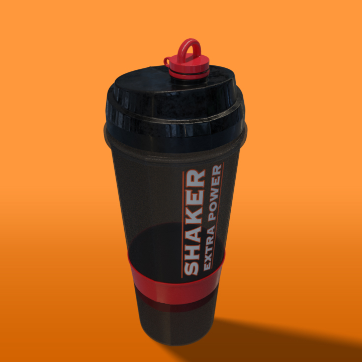 Gym Plastic Flask preview image 1